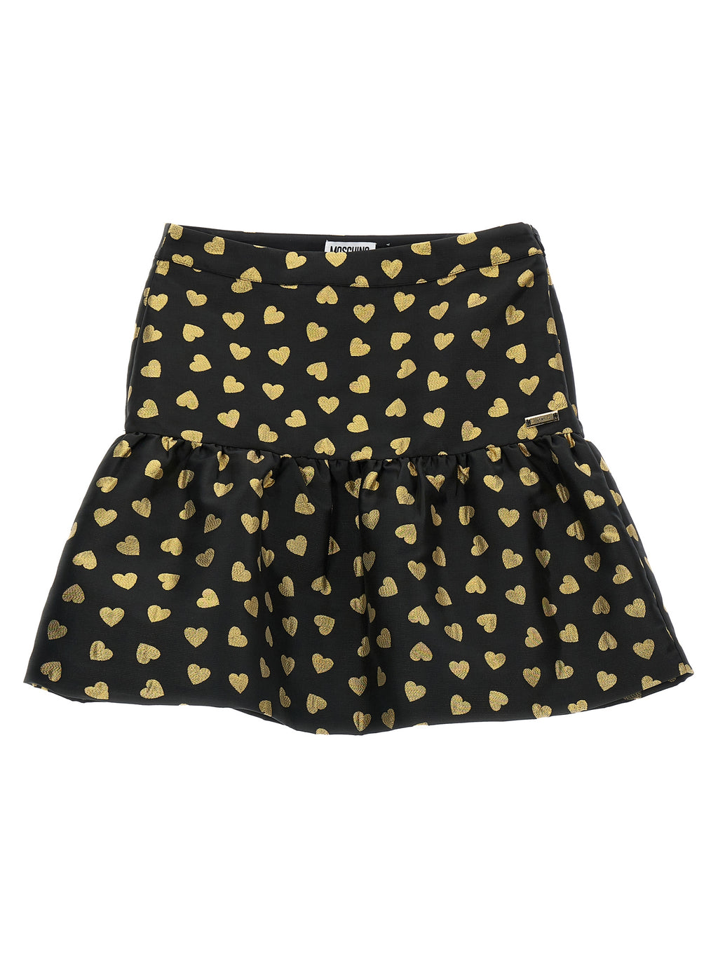 Moschino Kid Teen Heart Flounce Skirt