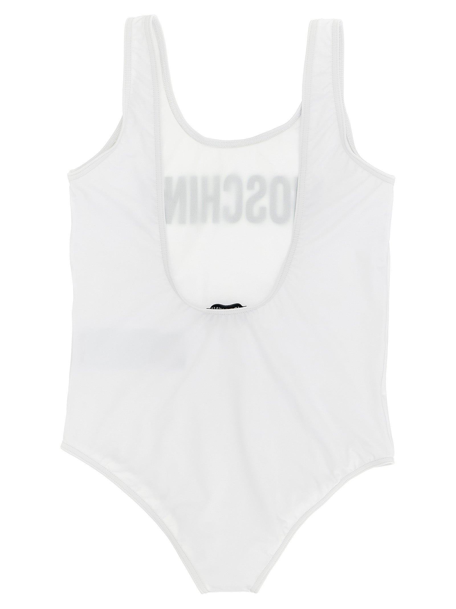 Moschino Kid Teen Logo Lettering One-piece Swimsuit