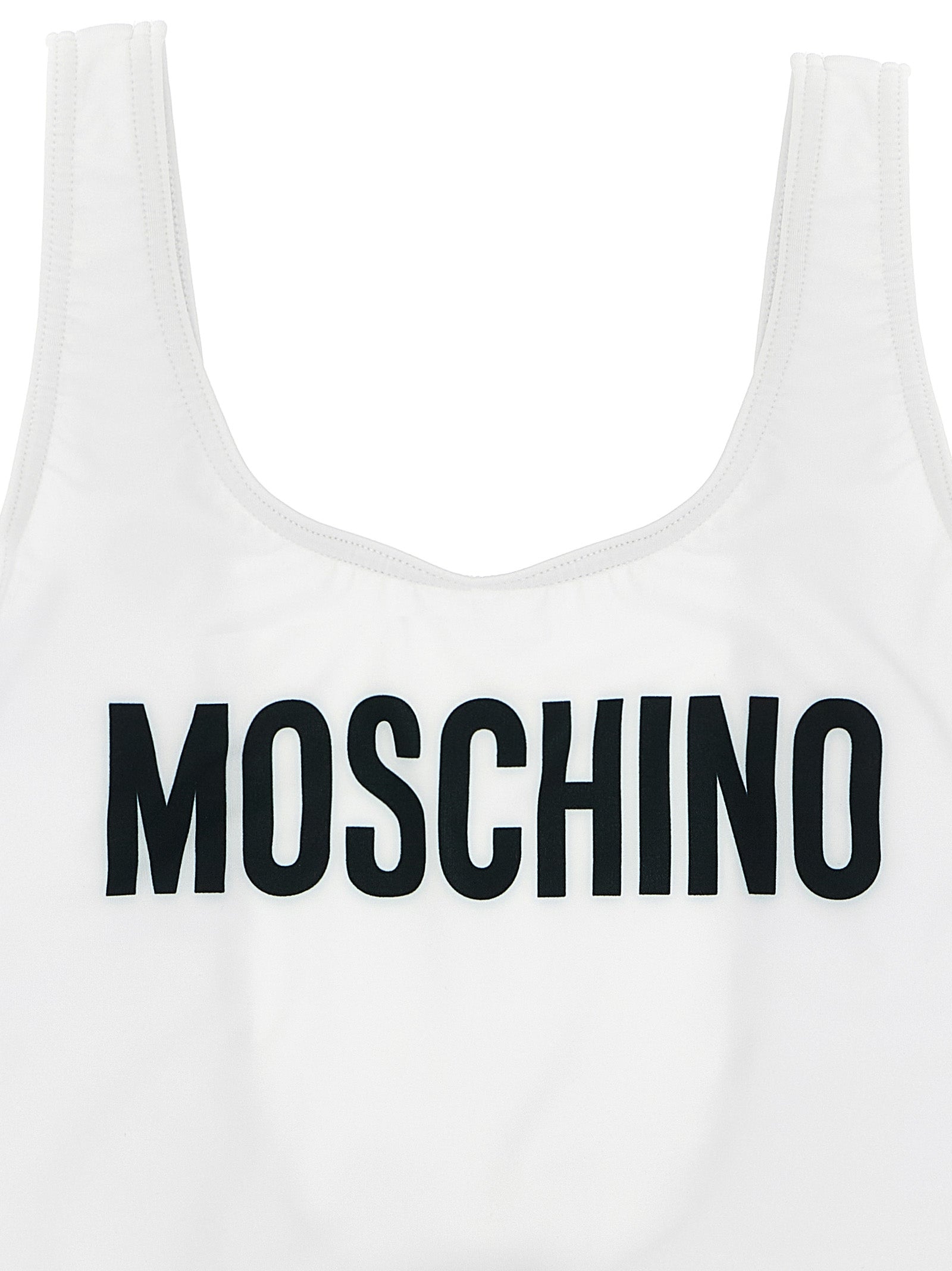 Moschino Kid Teen Logo Lettering One-piece Swimsuit