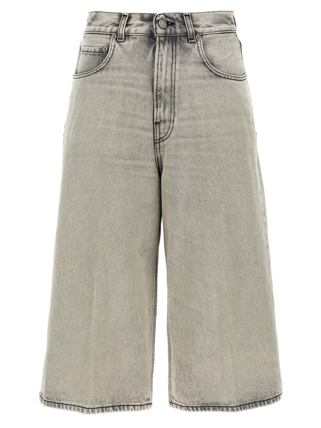 Haikure Belle Pearl Grey Bermuda Shorts