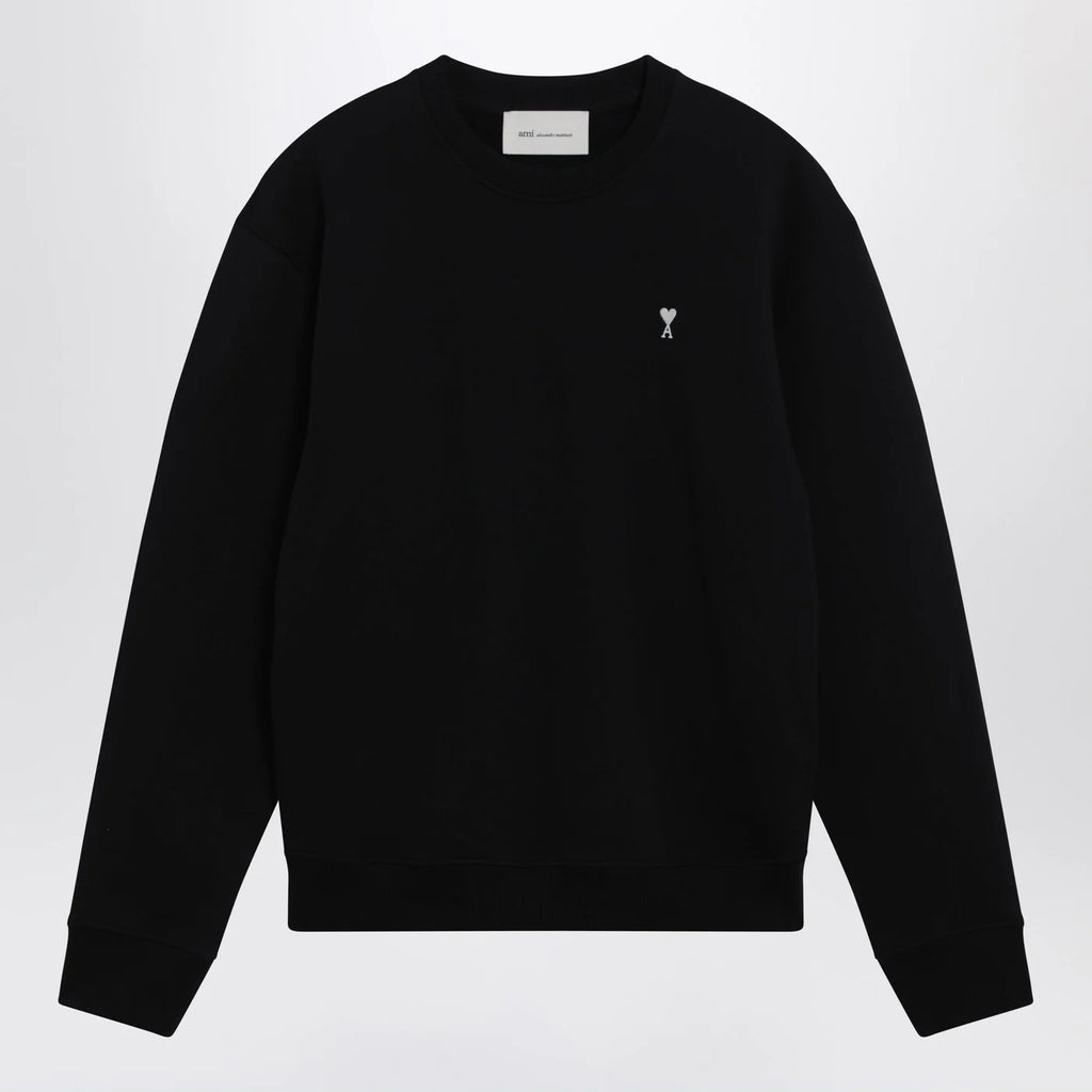Ami Paris Ami De Coeur black sweatshirt
