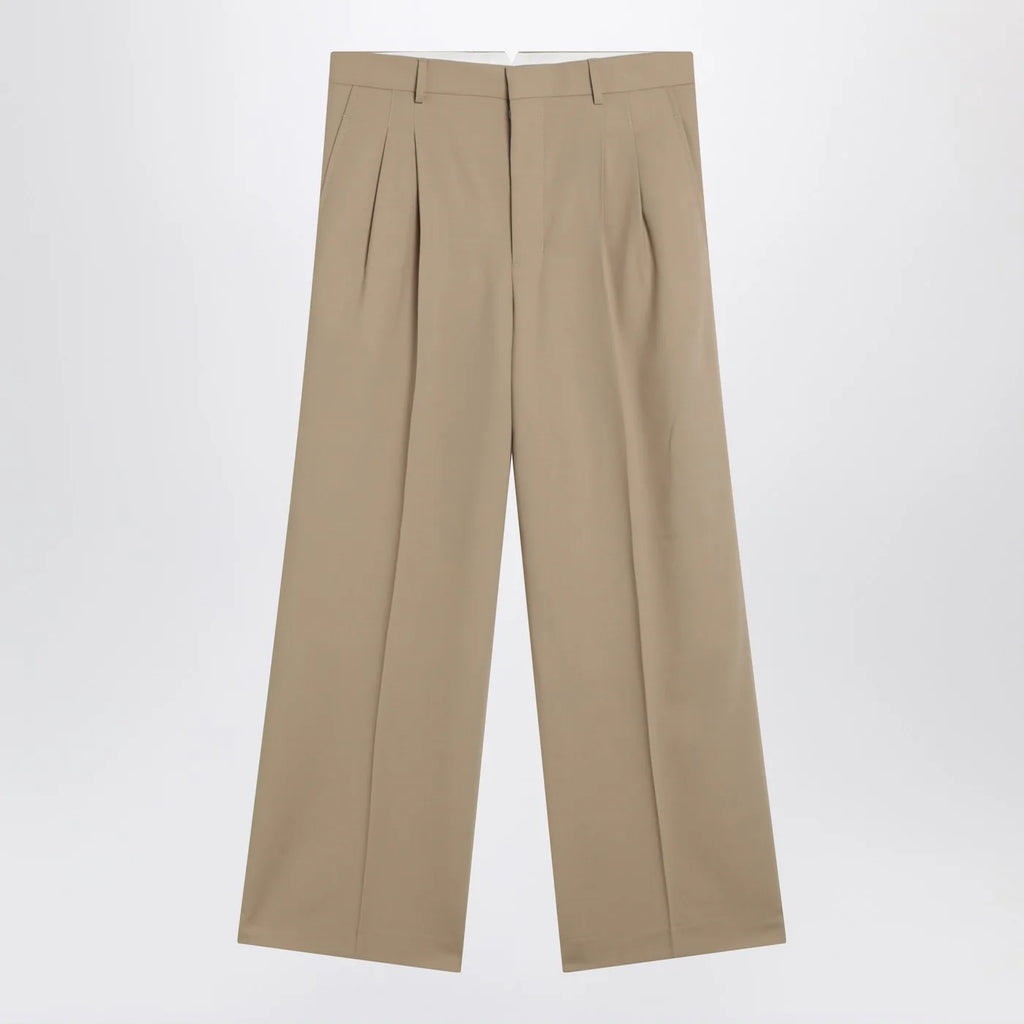 Ami Paris Beige wool trousers