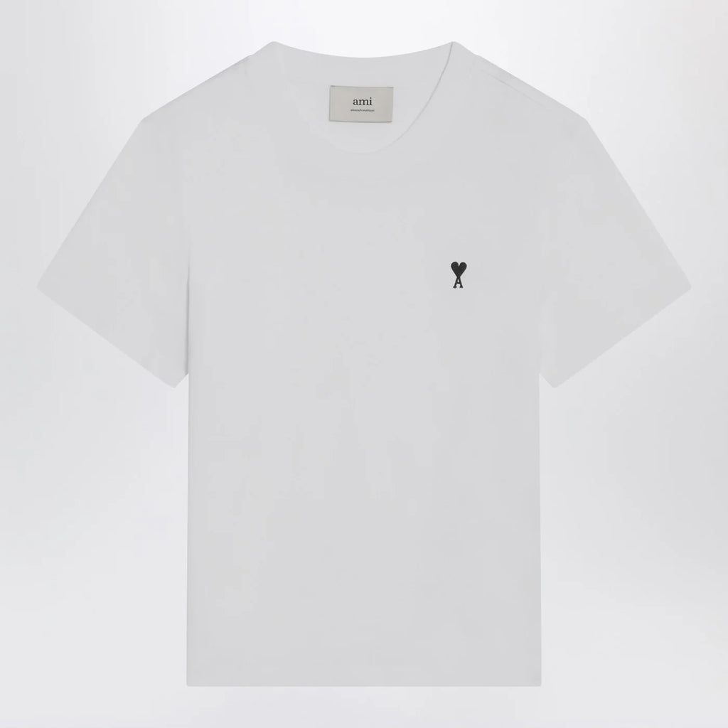 Ami Paris T-shirt Ami De Coeur white in cotton