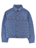 Moschino Kid Teen Logo Denim Jacket