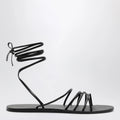 Manebí Black crossover leather sandals