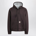 Carhartt WIP Car-Lux hooded jacket Palisander/Grey