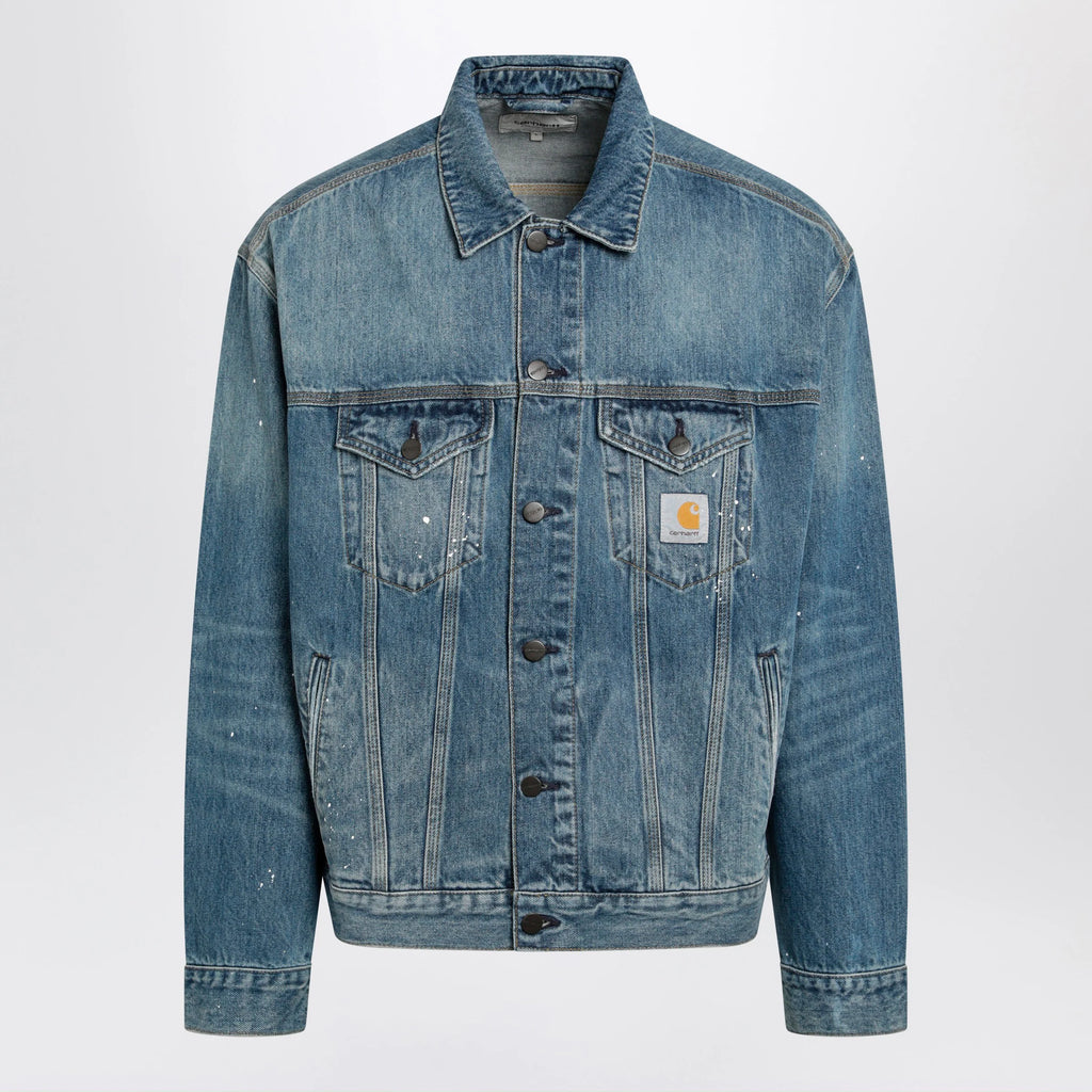Carhartt WIP Helston jacket in heavy blue cotton denim
