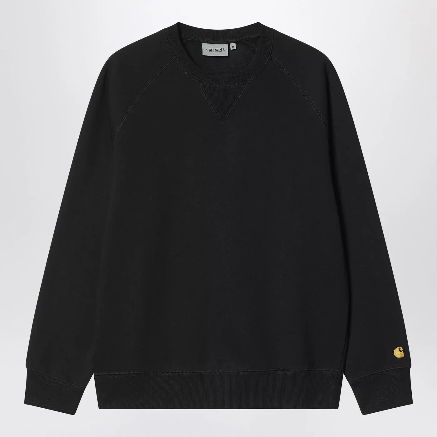 Carhartt WIP Black Chase sweatshirt in cotton blend