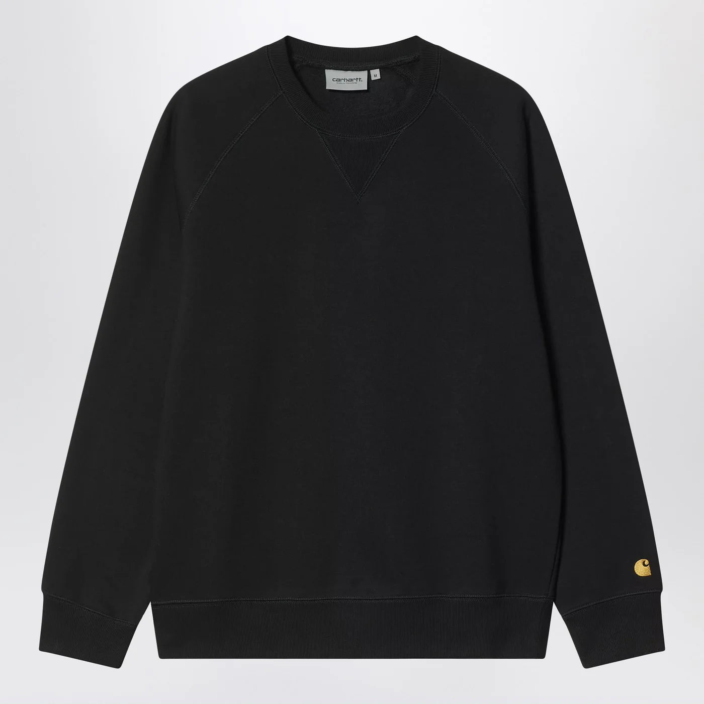 Carhartt WIP Black Chase sweatshirt in cotton blend