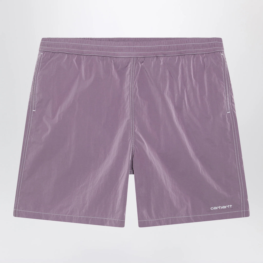 Carhartt WIP Canby swim trunks in nylon taffeta purple