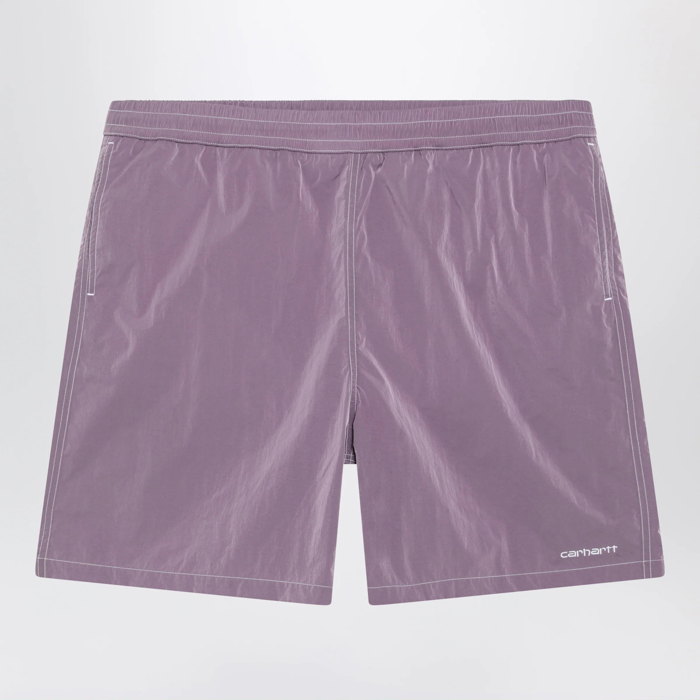 Carhartt WIP Canby swim trunks in nylon taffeta purple