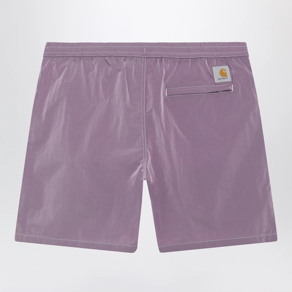 Carhartt WIP Canby swim trunks in nylon taffeta purple