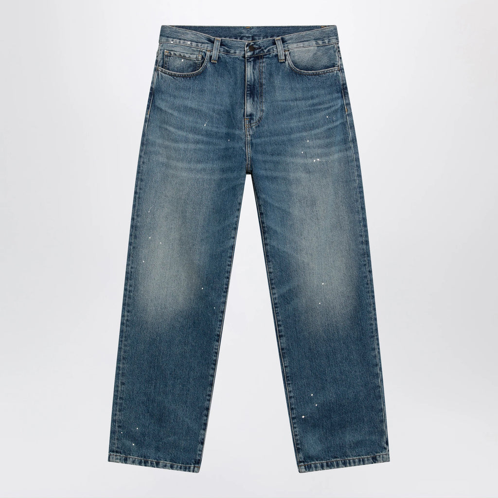 Carhartt WIP Landon Pant Blue/Destroy wash splatter
