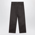 Carhartt WIP Single Knee Pant trousers in Dearborn Shale/Stone canvas