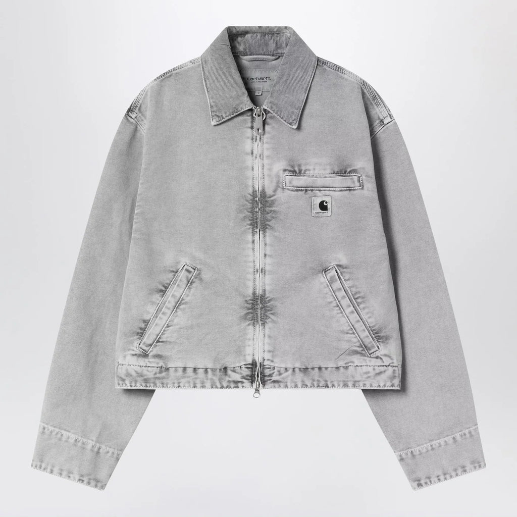 Carhartt WIP W Emery Black/Chalk wash jacket
