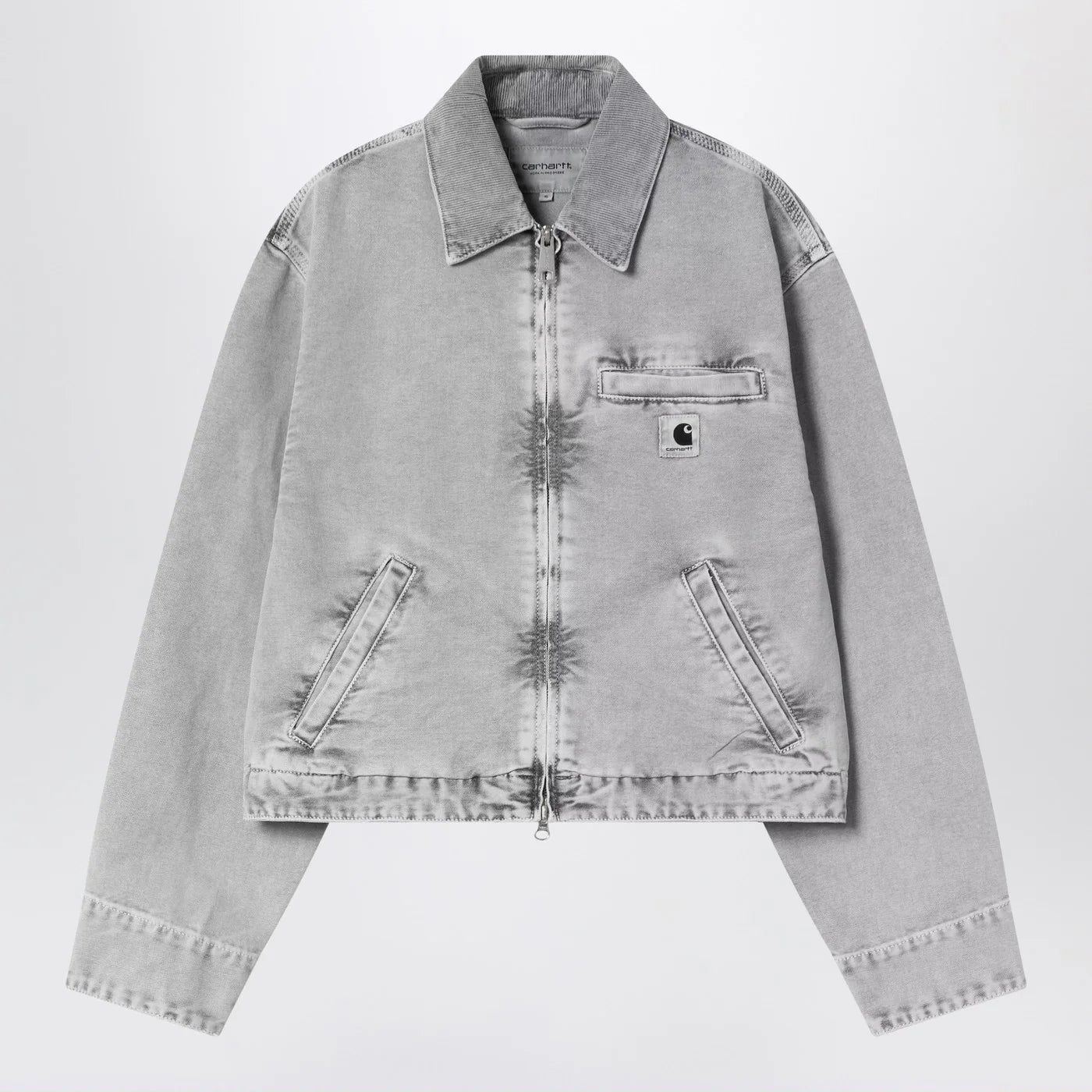 Carhartt WIP W Emery Black/Chalk wash jacket