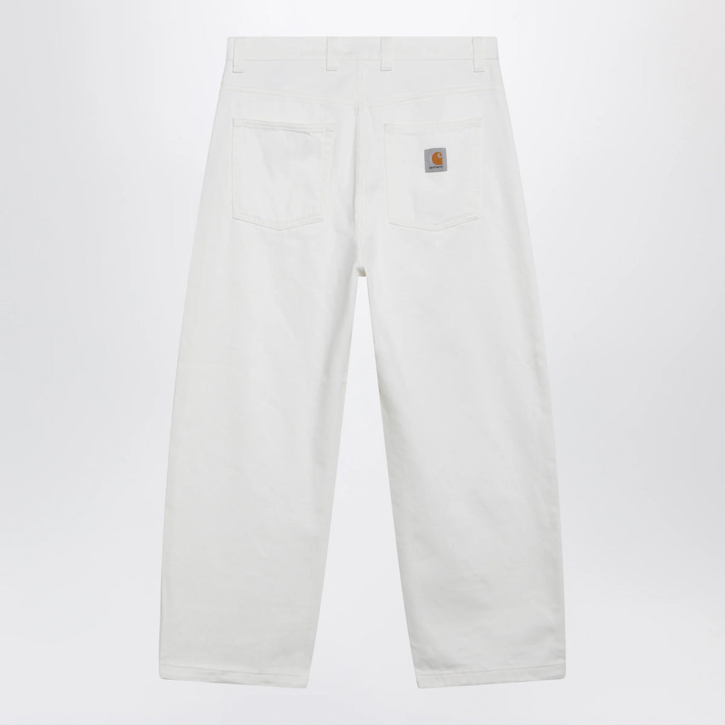 Carhartt WIP Brandon Pant White/Rinsed
