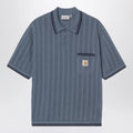 Carhartt WIP S/S Ramsey Polo Velvet Blue/Deep Night