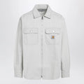 Carhartt WIP Mercer striped cotton shirt jacket in white