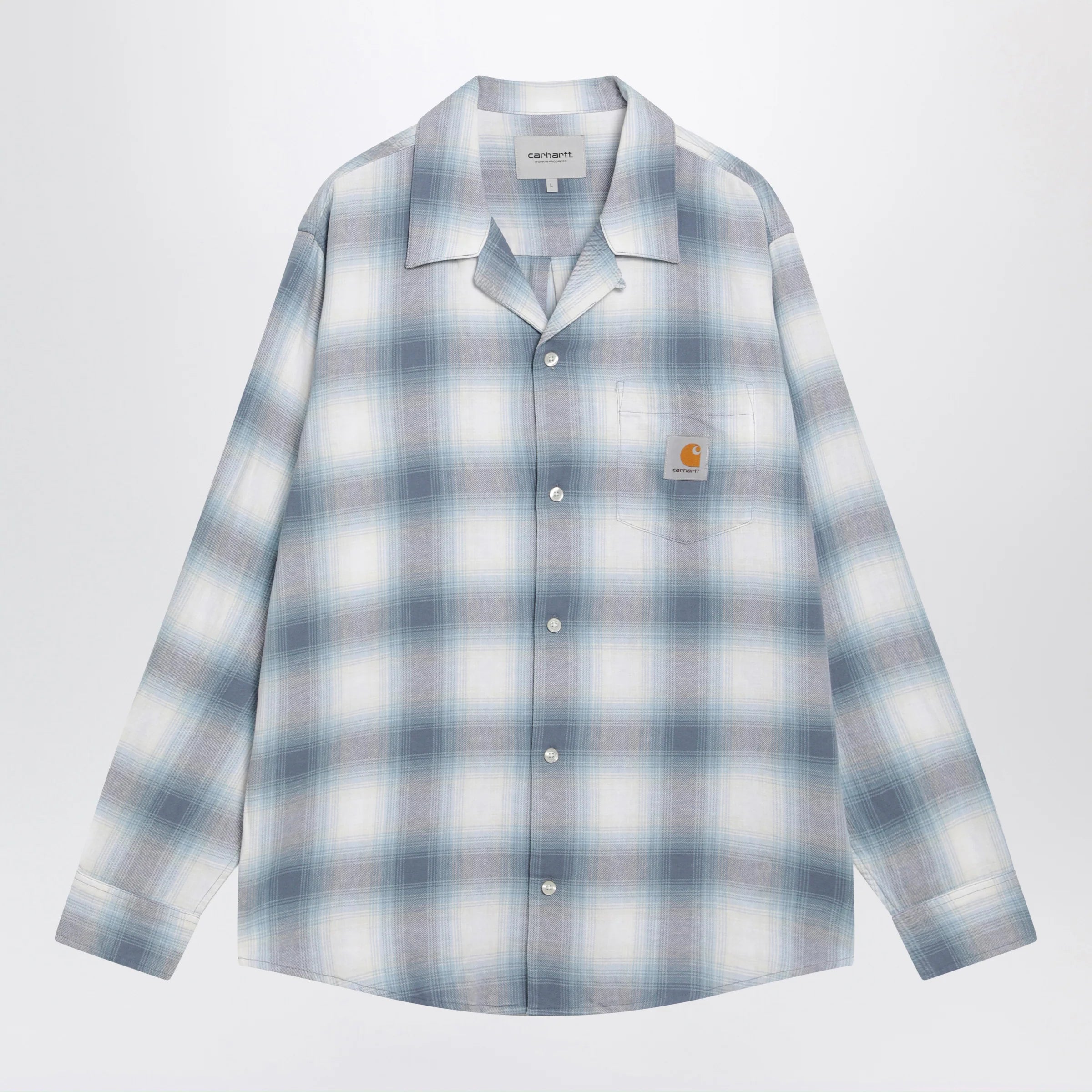 Carhartt WIP Tyers shirt in cotton twill, blue check
