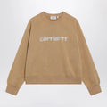 Carhartt WIP Women’s Painter sweatshirt in brushed cotton, brown