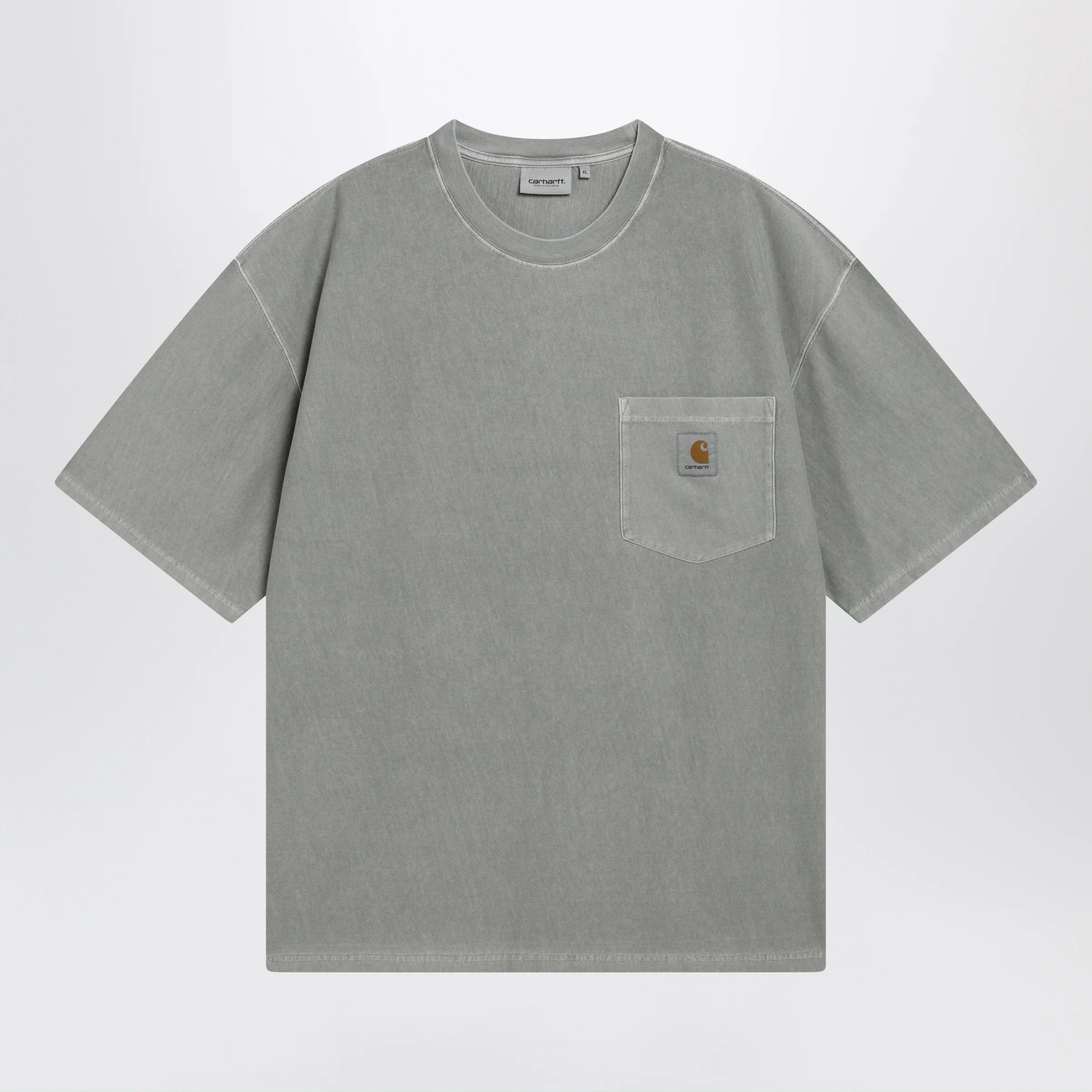 Carhartt WIP Loose Pocket T-shirt in grey cotton jersey