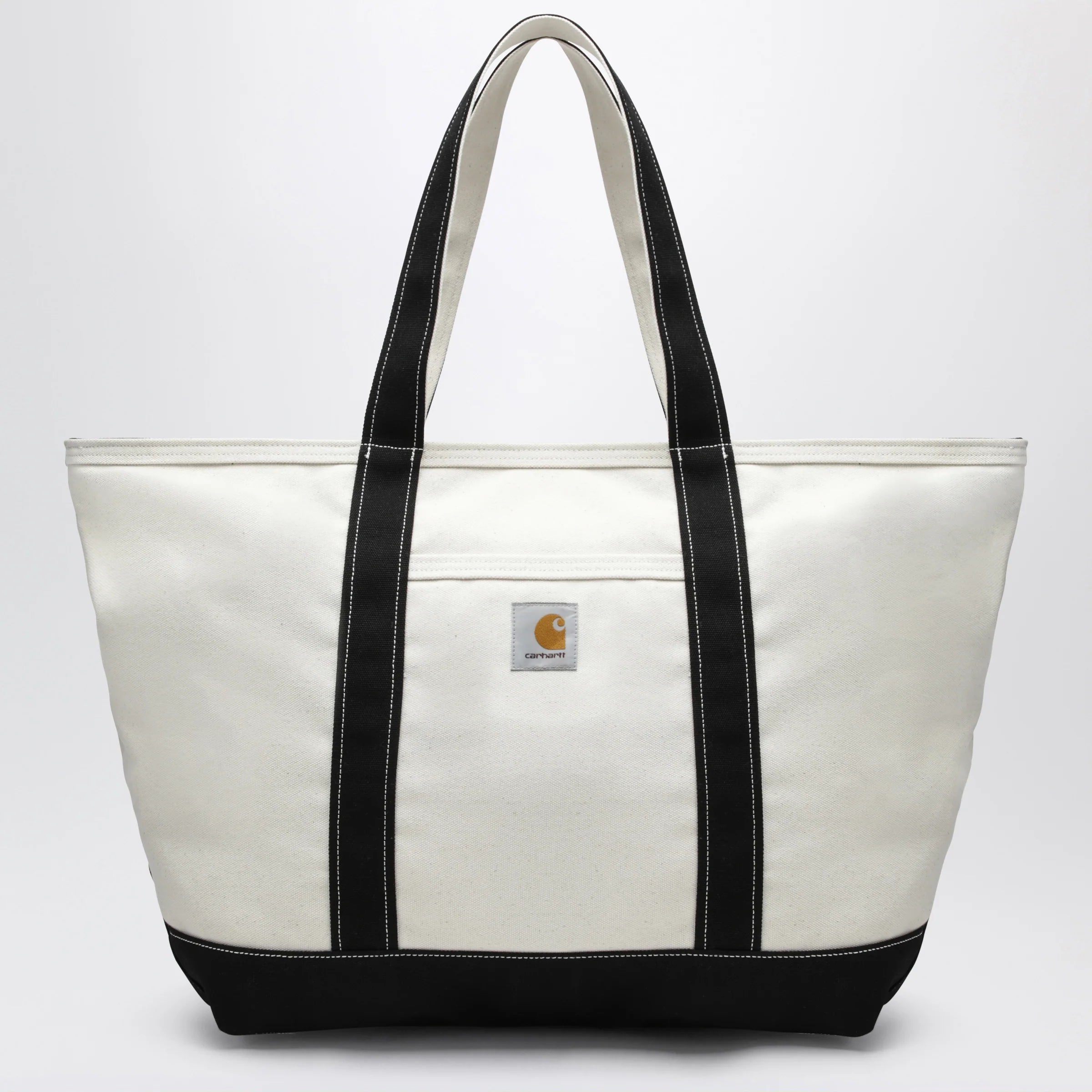 Carhartt WIP Canvas Beach Tote canvas in natural/black