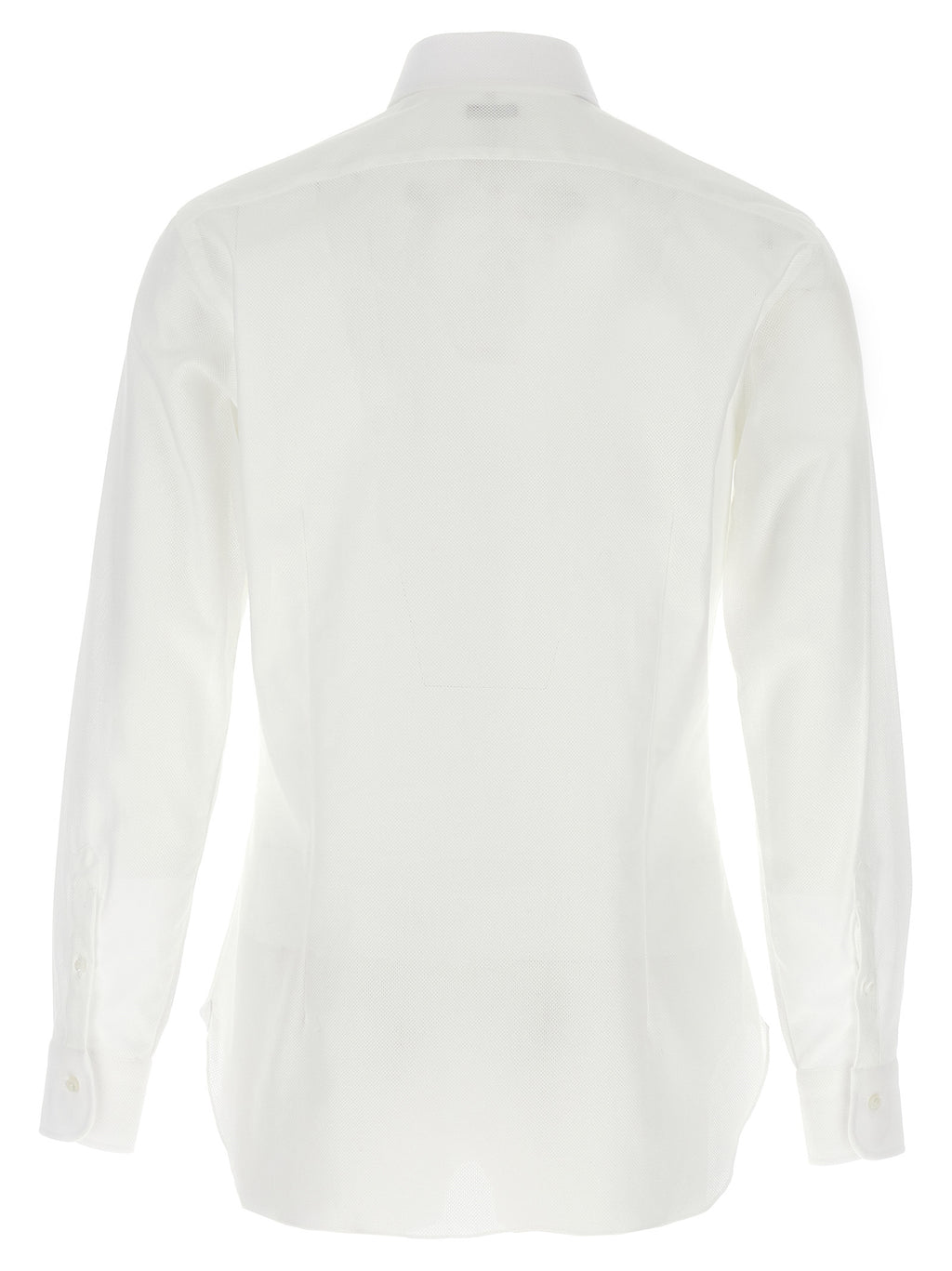 Barba Honeycomb Cotton Shirt