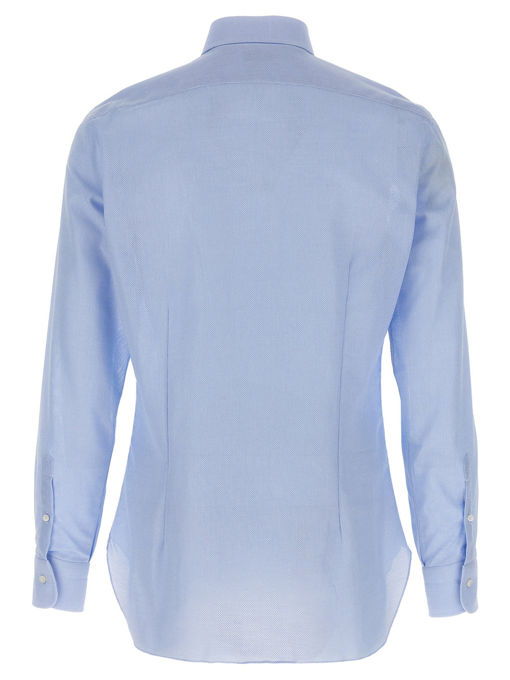 Barba Honeycomb Cotton Shirt
