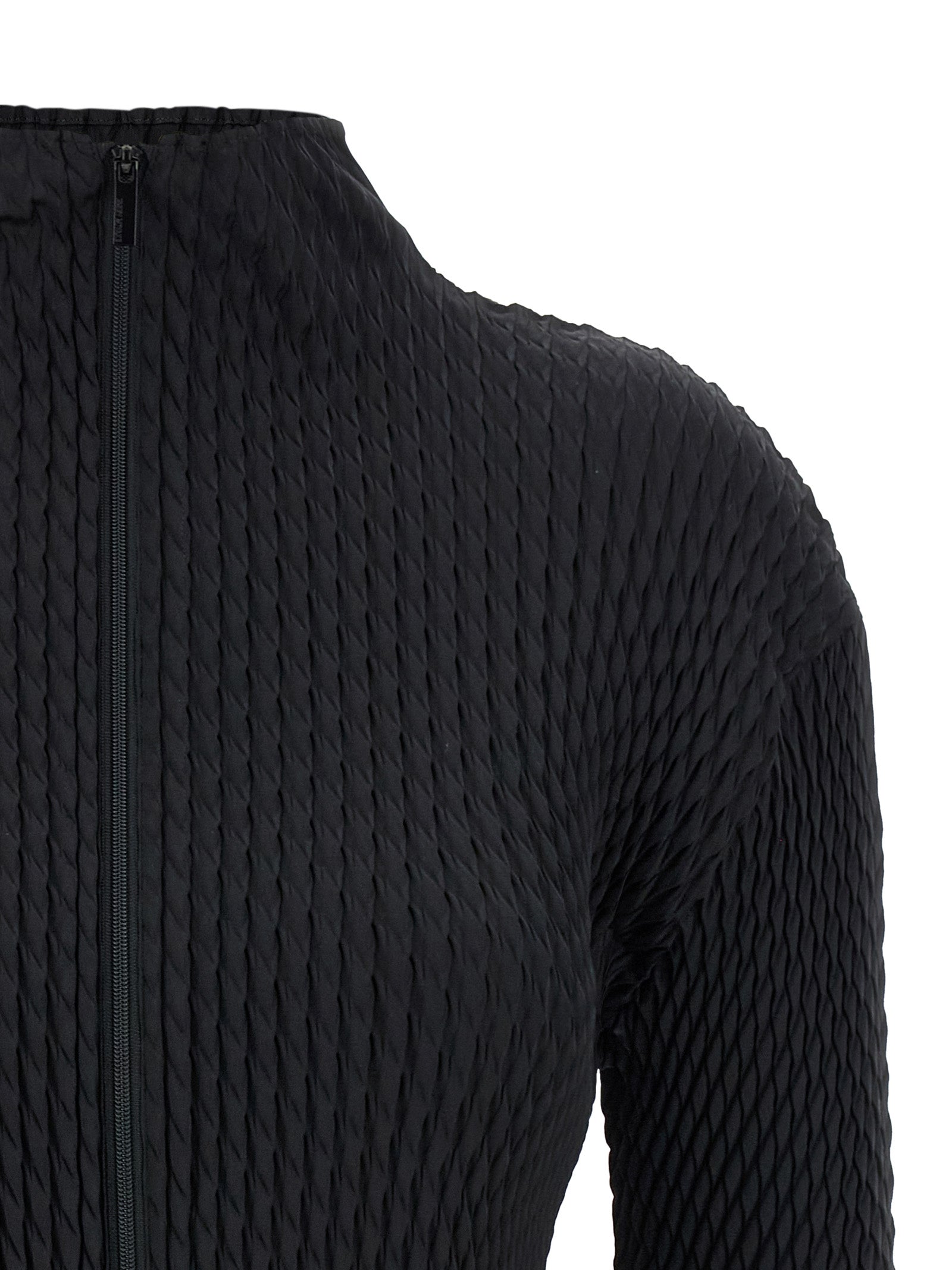 Issey Miyake Sleek Pleats Cardigan