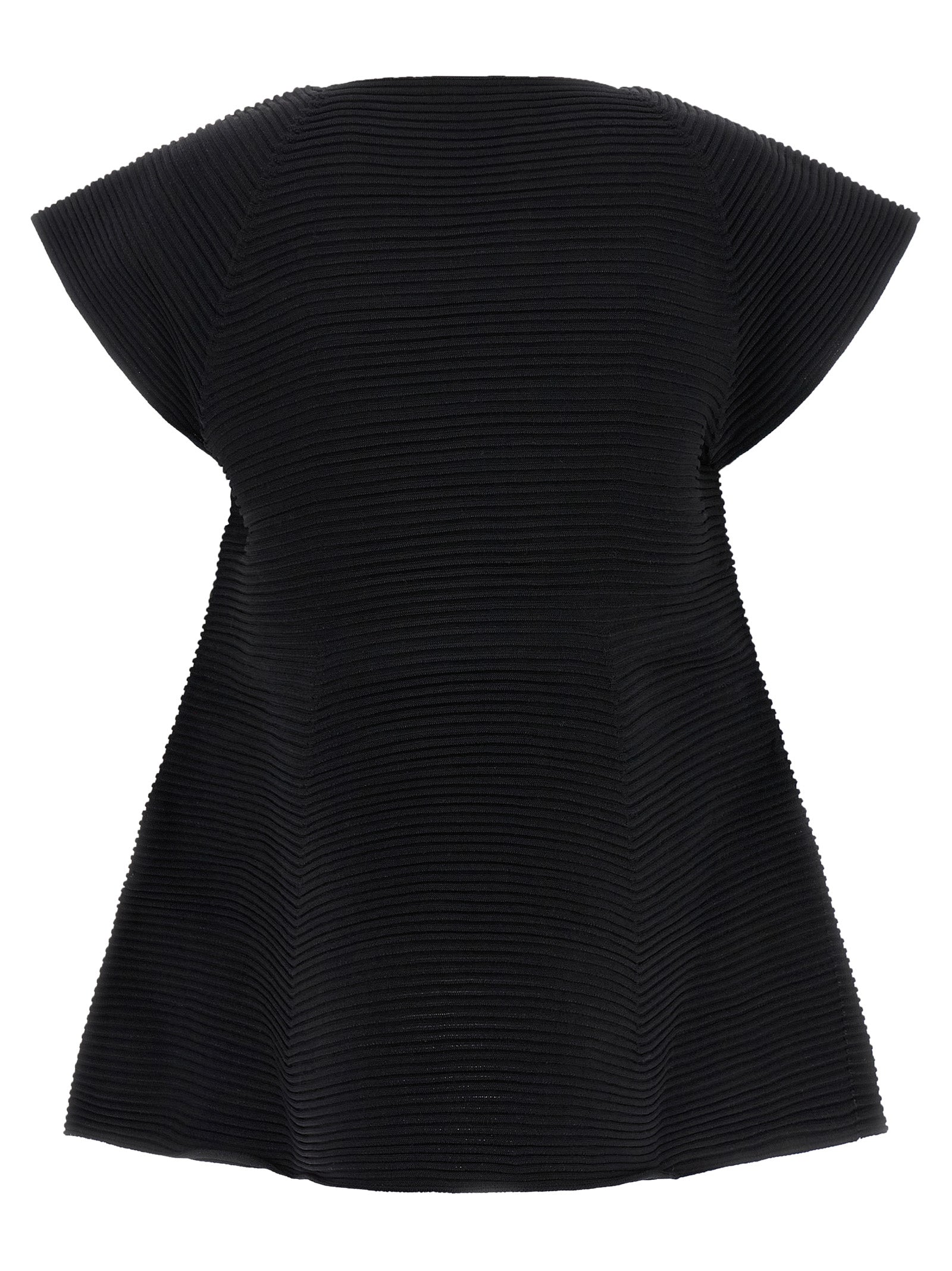 Issey Miyake Corrugated Knit Dress