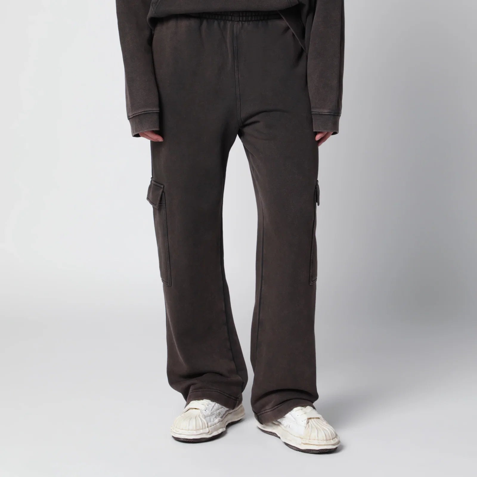 Represent Coffee-colored cargo jogger trousers