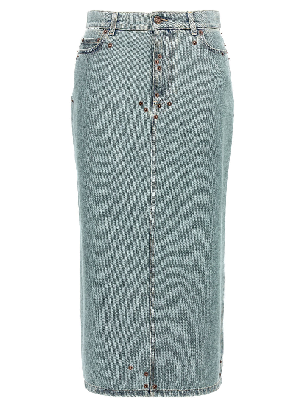 Moschino Rivets Denim Skirt
