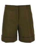 Jil Sander Linen Bermuda Shorts