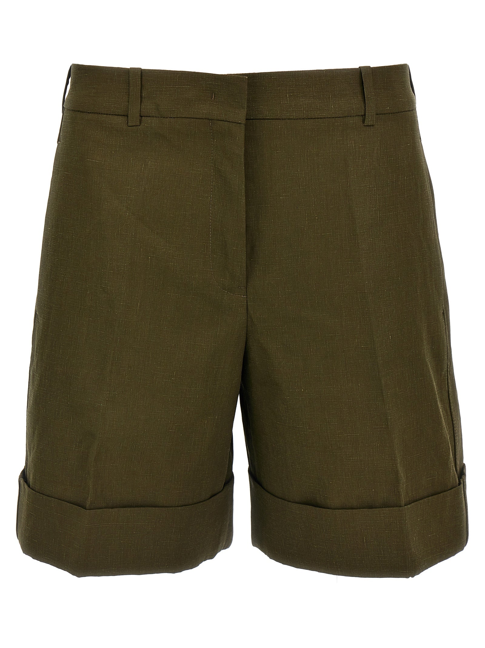Jil Sander Linen Bermuda Shorts