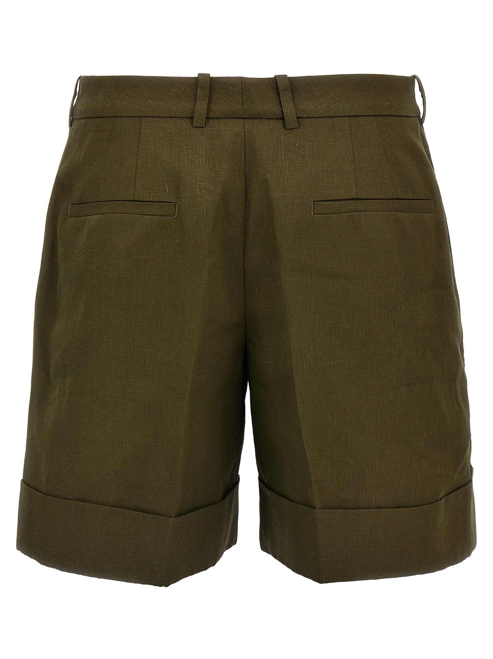 Jil Sander Linen Bermuda Shorts