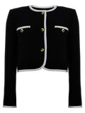 Moschino Crepe Short Jacket