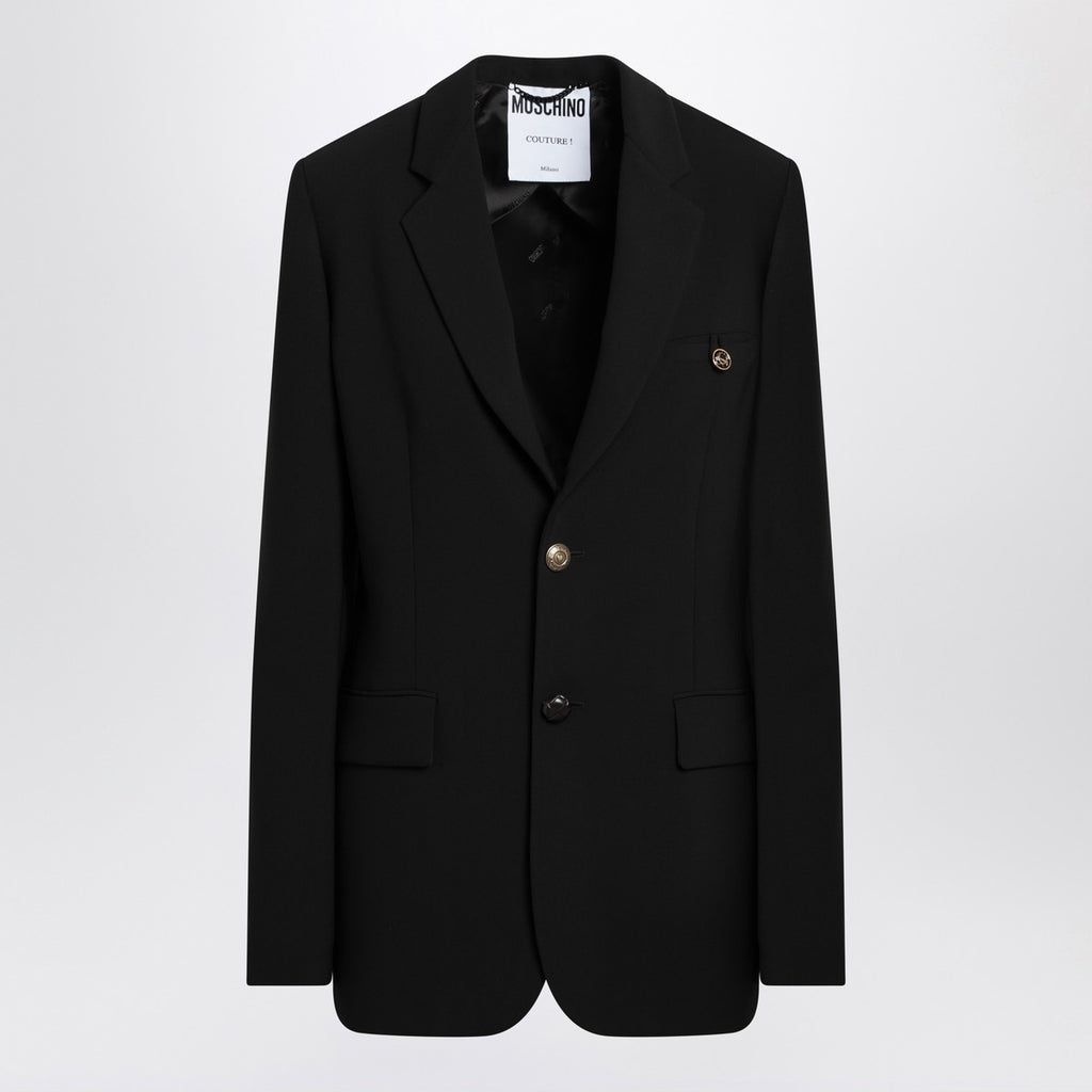 Moschino Black single-breasted jacket