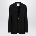 Moschino Black single-breasted jacket