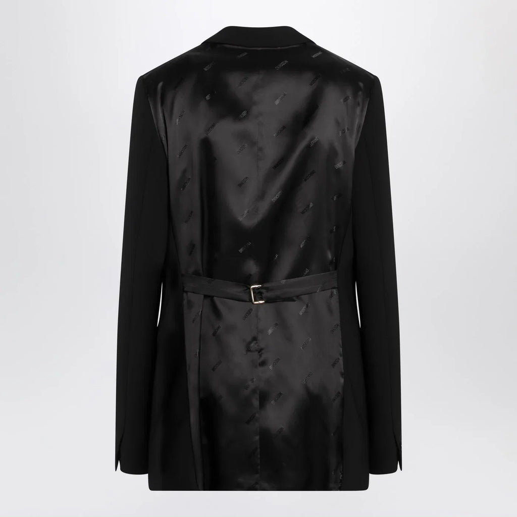 Moschino Black single-breasted jacket