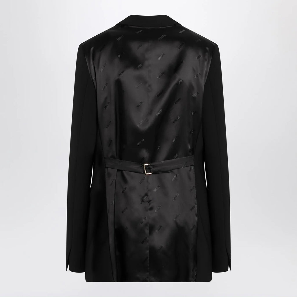 Moschino Black single-breasted jacket