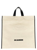 Jil Sander Border Book Tote Square Shopping Bag