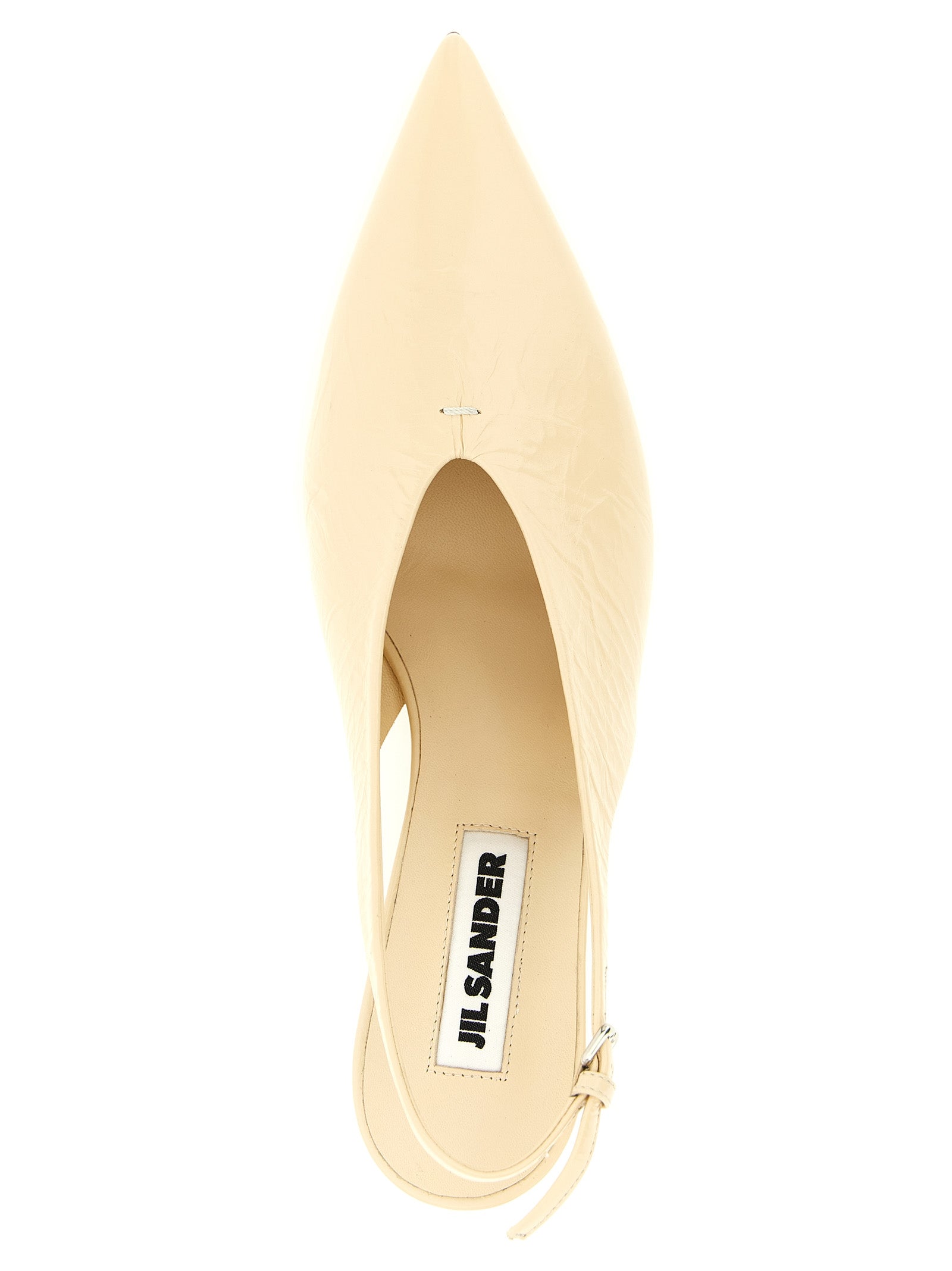 Jil Sander Leather Slingback