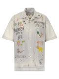 Maison Mihara Yasuhiro Graffiti Print Shirt