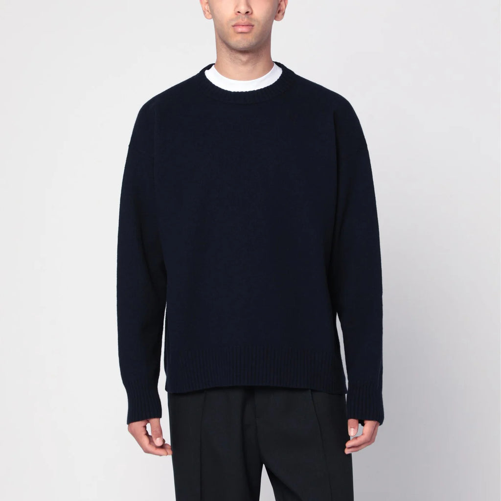 Jil Sander Midnight blue cotton T-shirt