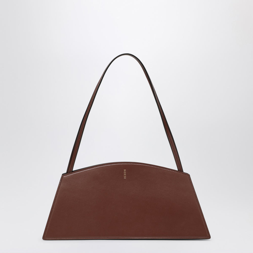 Noesi Jade dark brown leather bag
