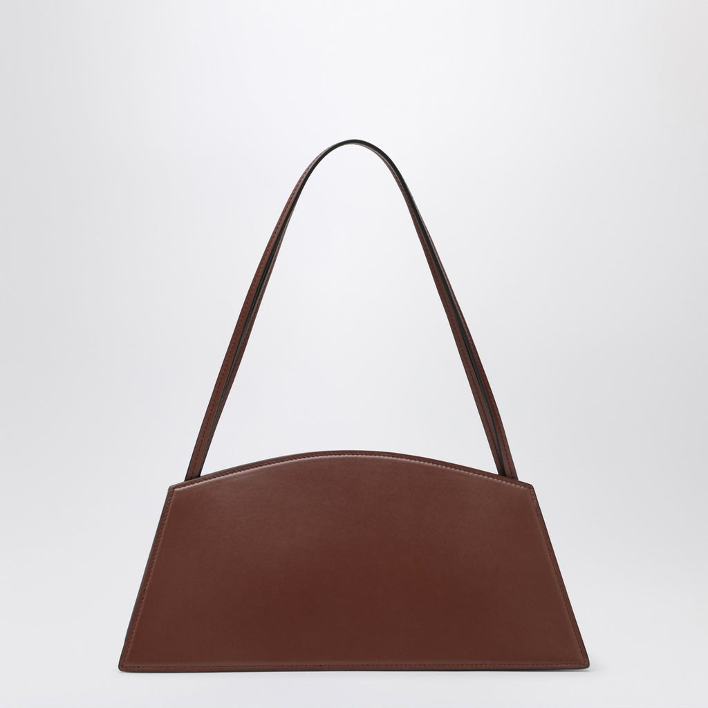 Noesi Jade dark brown leather bag