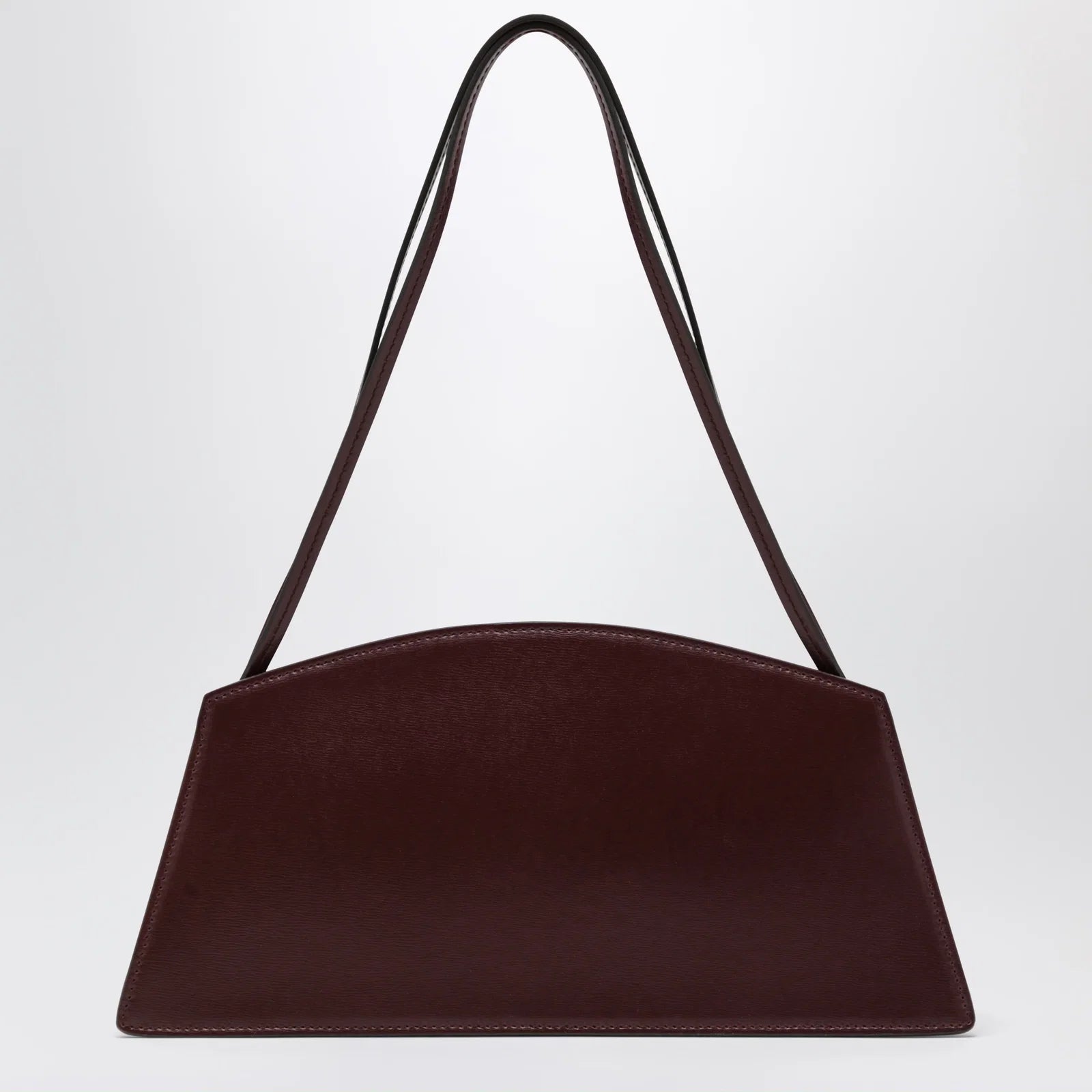 NOESI Jade plum-colored bag in smooth leather