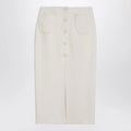 Margaux Lönnberg White Jagger midi skirt