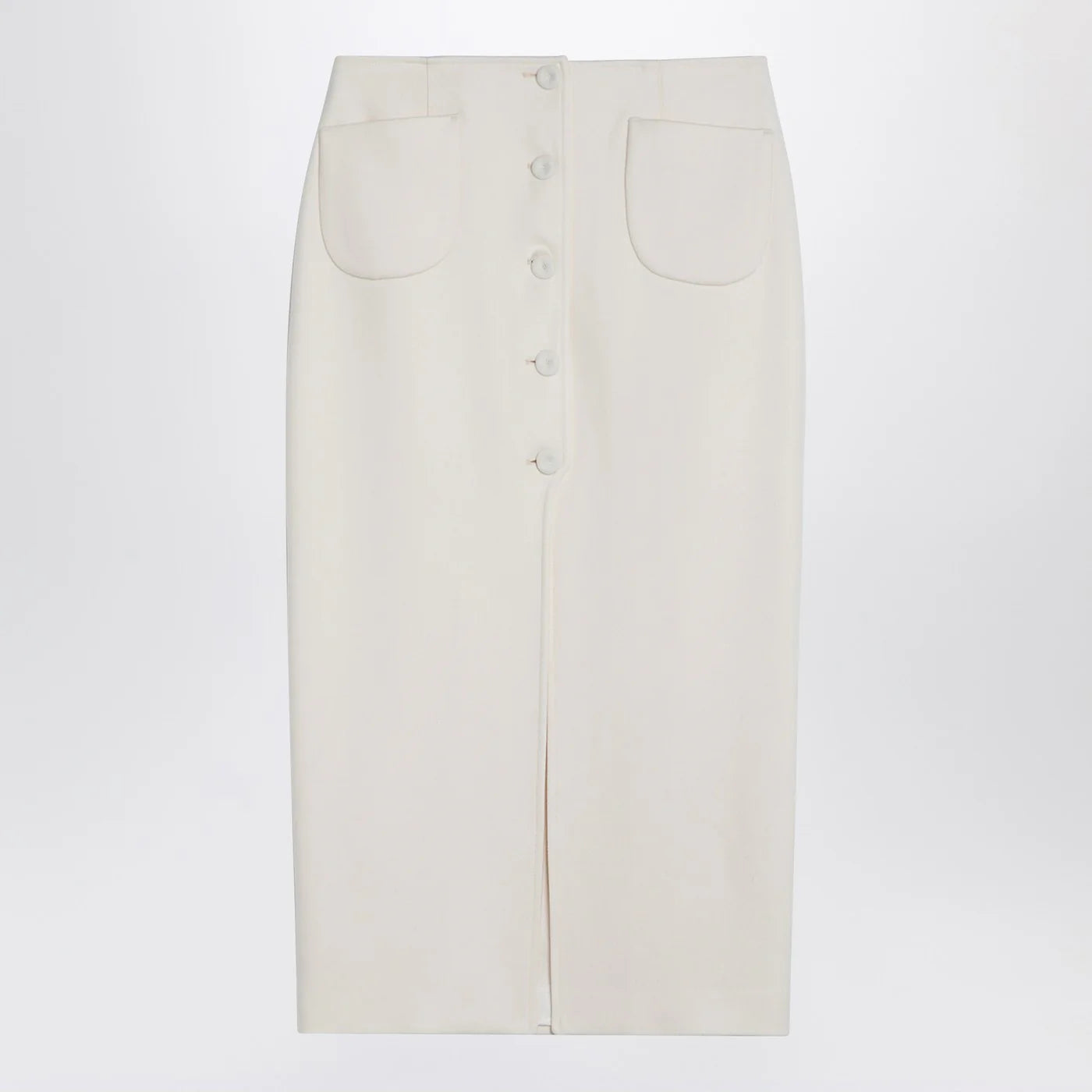 Margaux Lönnberg White Jagger midi skirt